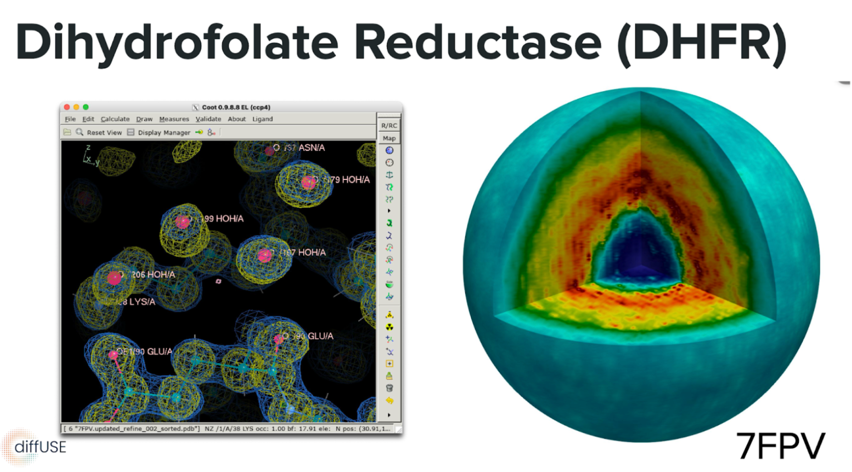 Simulated diffuse intensity of PDB 7FPV